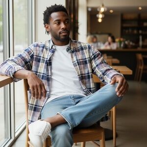 J. Crew Men’s Tailored Fit 💯 Cotton Shirt Size XL Preloved